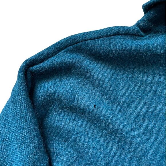 KINROSS CASHMERE Full Zip Sweater Dark Teal Size Medium - Picture 5 of 6